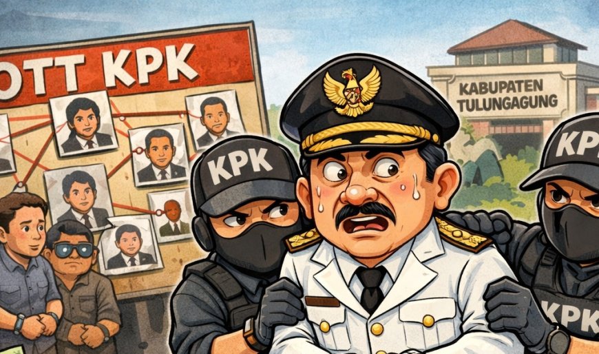 KPK Tangkap 16 Orang dalam OTT Bupati Tulungagung