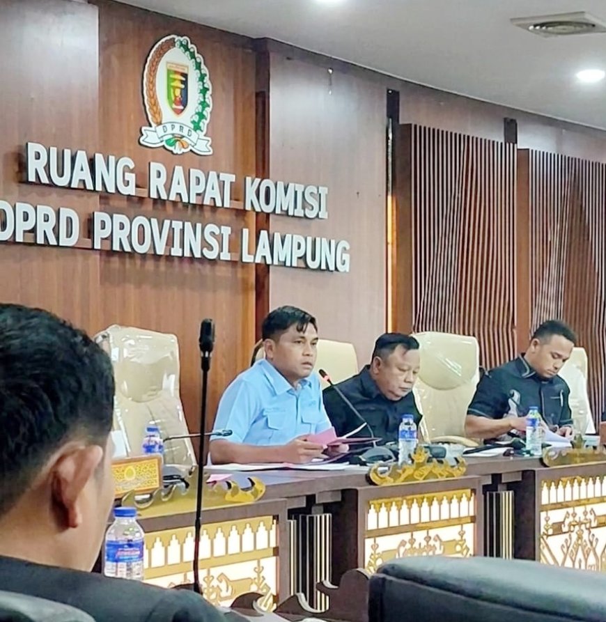 RDP Komisi IV DPRD Lampung, Ghofur PKS Usul Raperda Pertambangan Rakyat