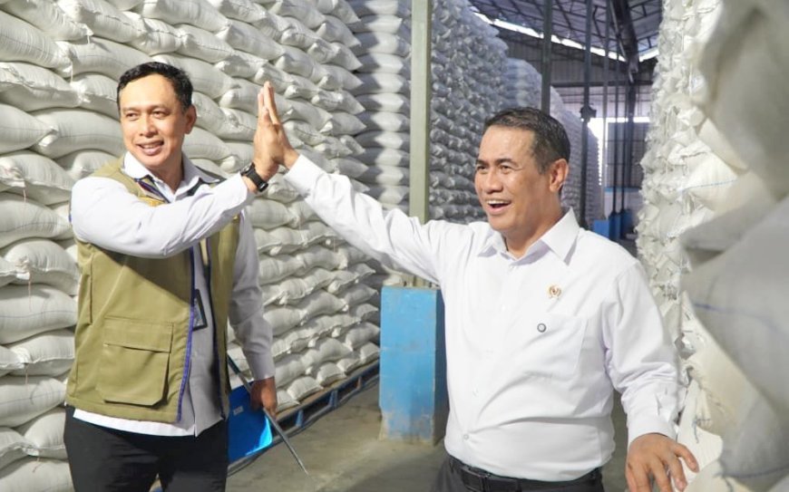 Pecahkan Rekor,  Stok Beras Bulog Tembus 5 Juta Ton