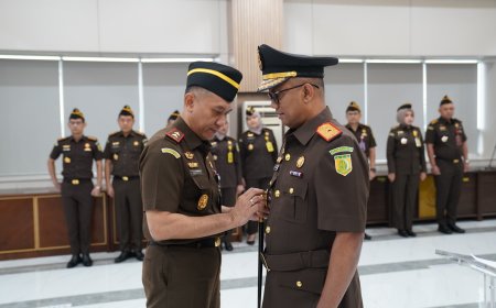 Kajati Lampung Lantik Wakajati dan Kajari Lampung Timur