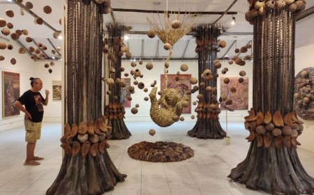 Pameran Seni Rupa Tuwuh Lan Ngrembaka: Perlawanan Estetik Teguh Paino