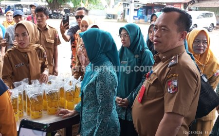 Tekan Inflasi, Pemkab Lampung Utara Gelar Pasar Murah