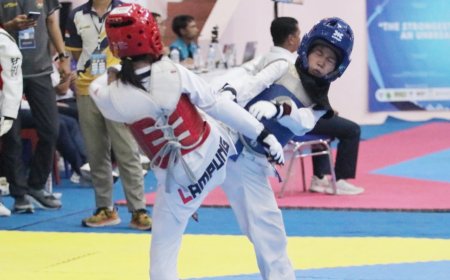 Ribuan Atlet Ikuti Kejuaraan Taekwondo Gubernur Lampung Cup II