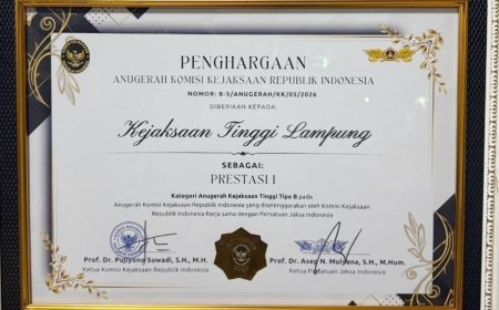 DPRD Lampung Apresiasi Kejati Raih Penghargaan Nasional