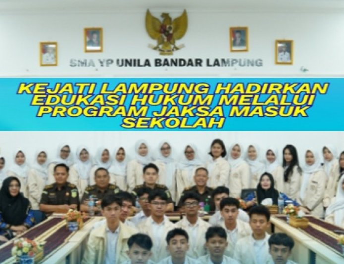 Jaksa Masuk Sekolah, Kejati Lampung Tanamkan Kesadaran Hukum ke Pelajar