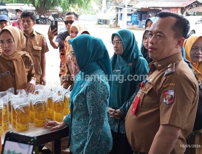 Tekan Inflasi, Pemkab Lampung Utara Gelar Pasar Murah