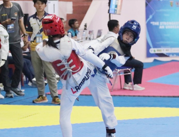 Ribuan Atlet Ikuti Kejuaraan Taekwondo Gubernur Lampung Cup II