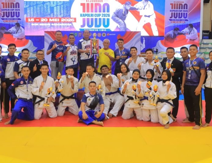 Kontingen Judo Polda Lampung Bawa Pulang Lima Medali di Kapolri Cup 2026
