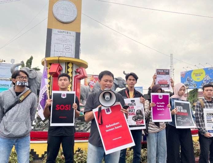 AJI Bandarlampung Kecam Penahanan Jurnalis Indonesia oleh Israel 