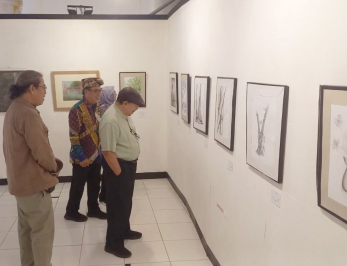 Perupa Lampung Gelar Pameran “Ruang Dalam Garis” di Tengah Keterbatasan Ruang Seni