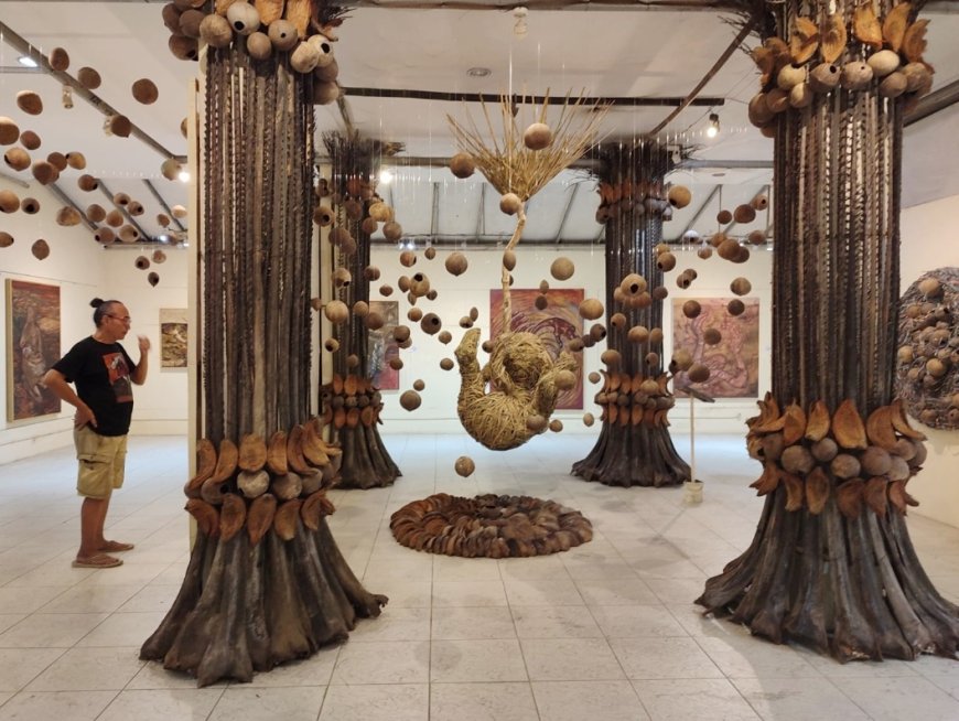 Pameran Seni Rupa Tuwuh Lan Ngrembaka: Perlawanan Estetik Teguh Paino