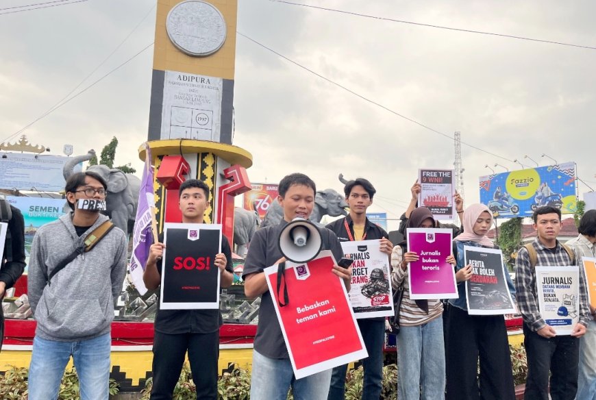 AJI Bandarlampung Kecam Penahanan Jurnalis Indonesia oleh Israel 