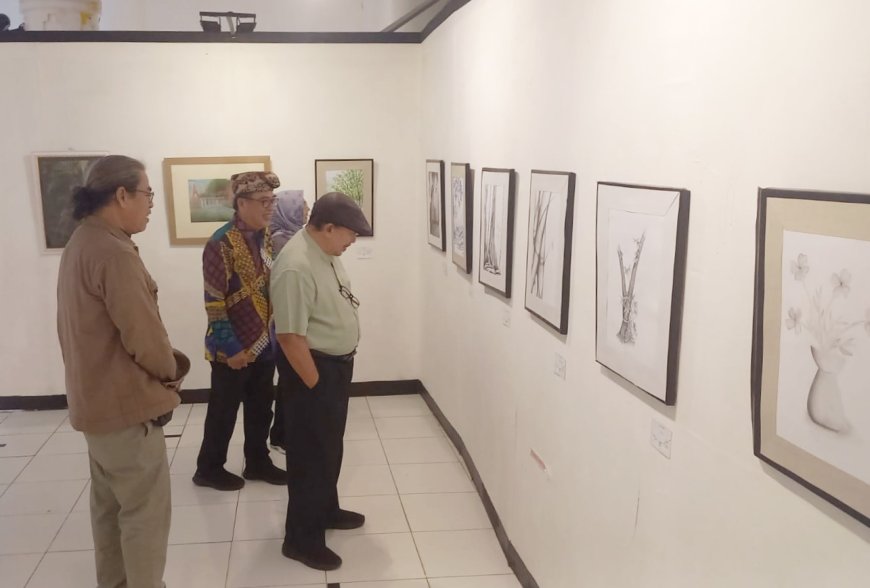 Perupa Lampung Gelar Pameran “Ruang Dalam Garis” di Tengah Keterbatasan Ruang Seni