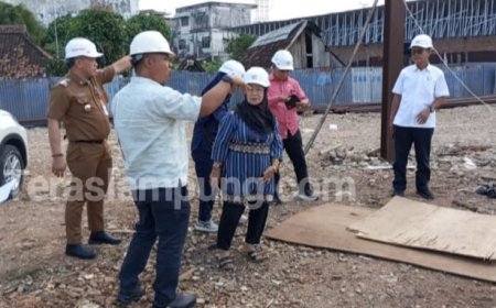 Baru 30 Persen, Pembangunan Ulang Pasar Dekon Lampung Utara Ditargetkan Rampung TahunIni