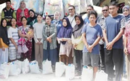 Bank Lampung Salurkan Bantuan bagi Korban Banjir di Lima Titik Bandarlampung