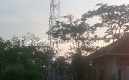 Diduga Belum Kantongi Izin, Menara Telekomunikasi di Kelapatujuh-Lampung Utara Ini Sudah Gagah Berdiri