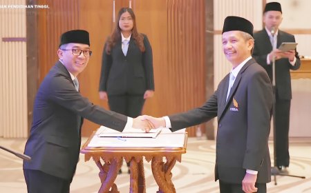 Prof. Elfahmi Dilantik Jadi Rektor Itera Periode 2026–2030