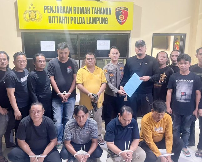 Rampas Mitsubishi Pajero Sport, Delapan 'Debt Collector' Di tangkap Polda Lampung