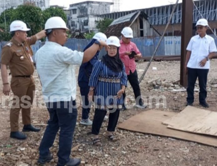 Baru 30 Persen, Pembangunan Ulang Pasar Dekon Lampung Utara Ditargetkan Rampung TahunIni