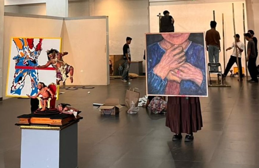Pameran “Per-Empu-An” Hadirkan Suara Perempuan dalam Seni Rupa Lampung