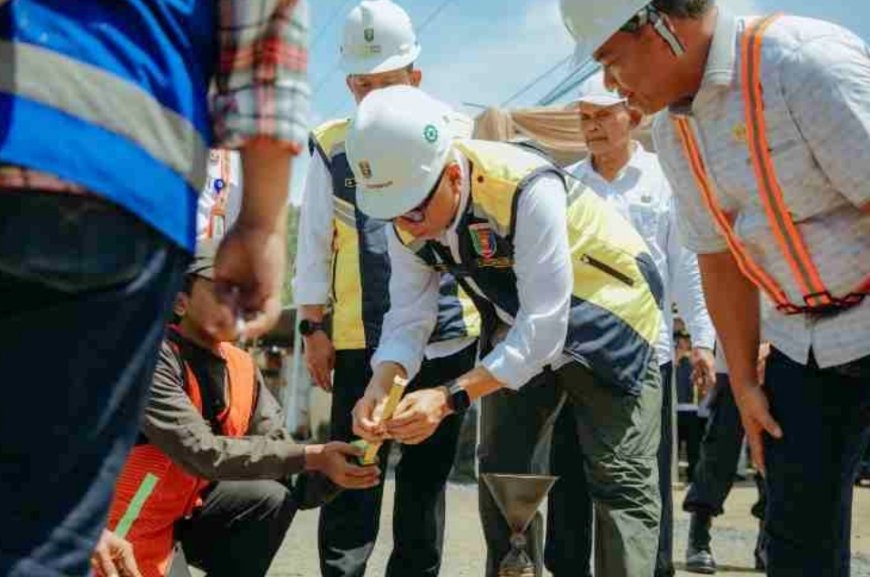 Anggarkan Rp14,67 Miliar, Pemprov Lampung Mulai Perbaiki Ruas Wates–Metro