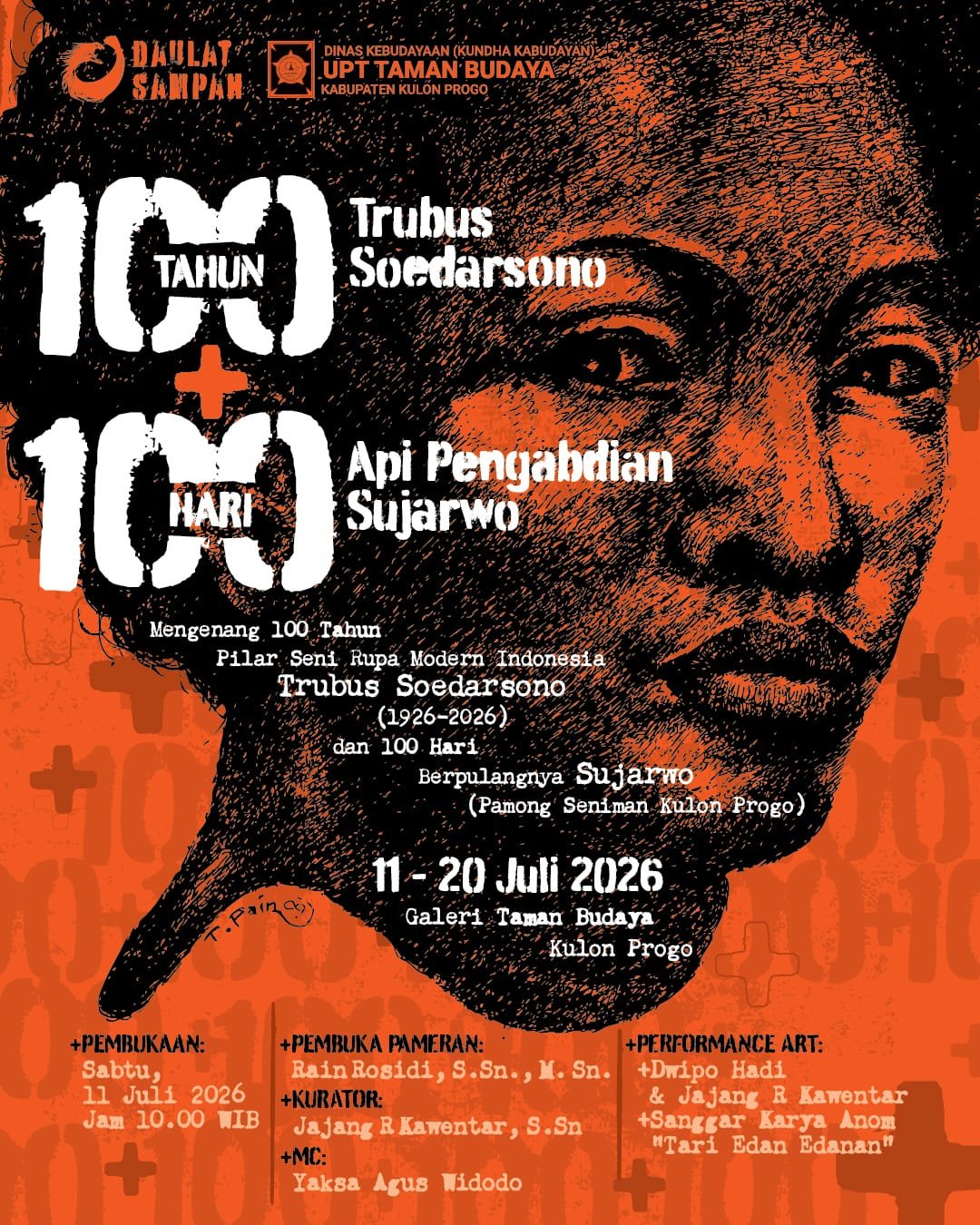 Menghidupkan Api Maestro: Pameran Seni "Daulat Sampah" Peringati 100 Tahun Trubus Soedarsono dan 100 Hari Berpulangnya Sujarwo di TBKP