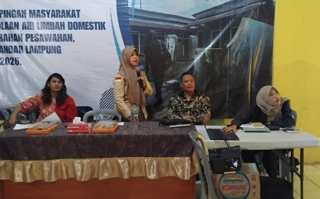 Warga Pesawahan Bandarlampung Teken Komitmen Dukung Pembangunan Sanitasi Berkelanjutan