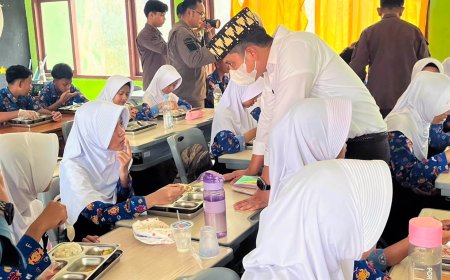 Bupati Lampung Selatan dan Kajati Lampung Tinjau Program Makan Bergizi Gratis di Natar