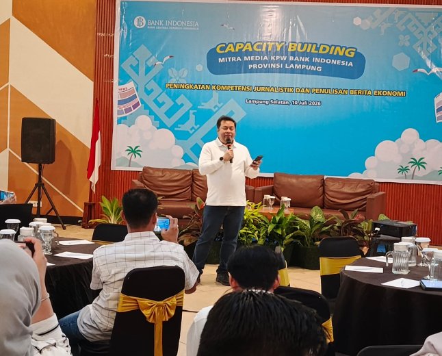 BI Lampung Tingkatkan Kapasitas Literasi Jurnalis 