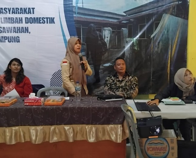 Warga Pesawahan Bandarlampung Teken Komitmen Dukung Pembangunan Sanitasi Berkelanjutan
