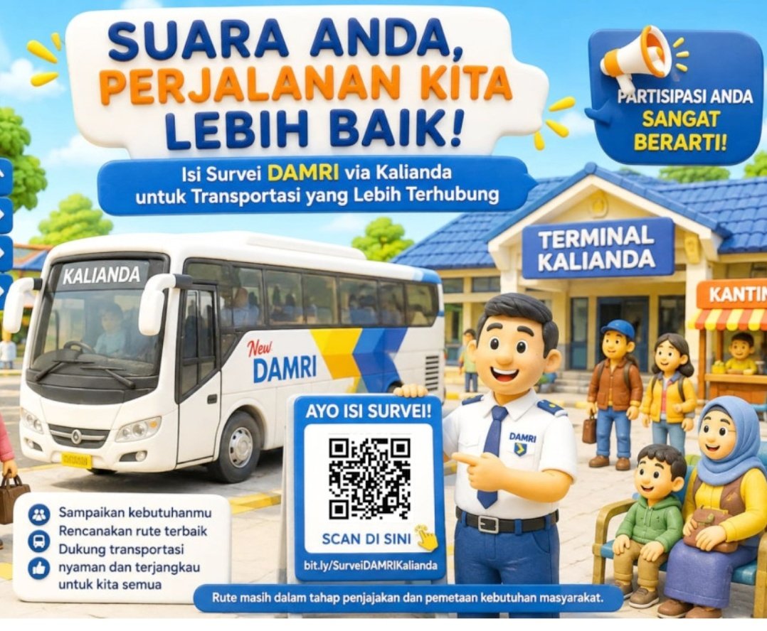 Pemkab Lampung Selatan Ajak Warga Ikut Survei Pembukaan Rute DAMRI Lewat Kalianda