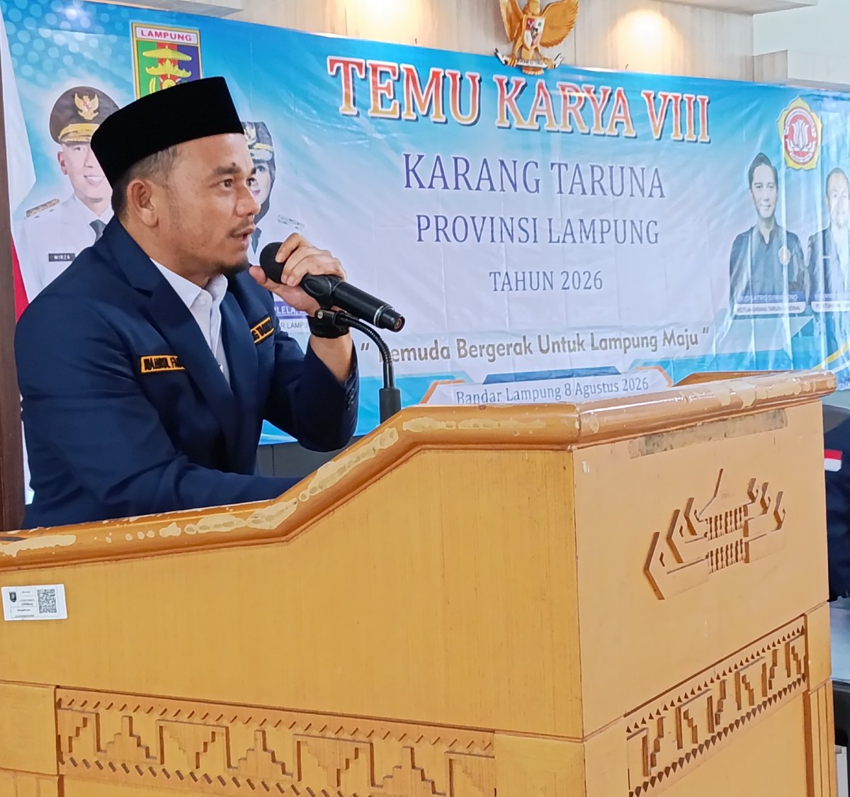 Wahrul Fauzi Silalahi Pimpin Karang Taruna Lampung, Janji Hidupkan Organisasi hingga Desa