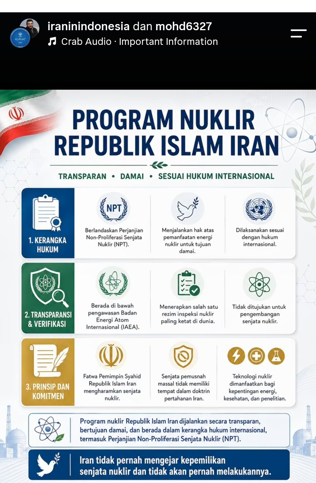 Respons Pidato Prabowo, Kedubes Iran Tegaskan Iran tidak Pernah Berupaya Kembangkan Senjata Nuklir 