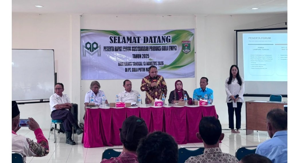 Pemkab Lampung Tengah Perkuat Sinergi Produksi Gula