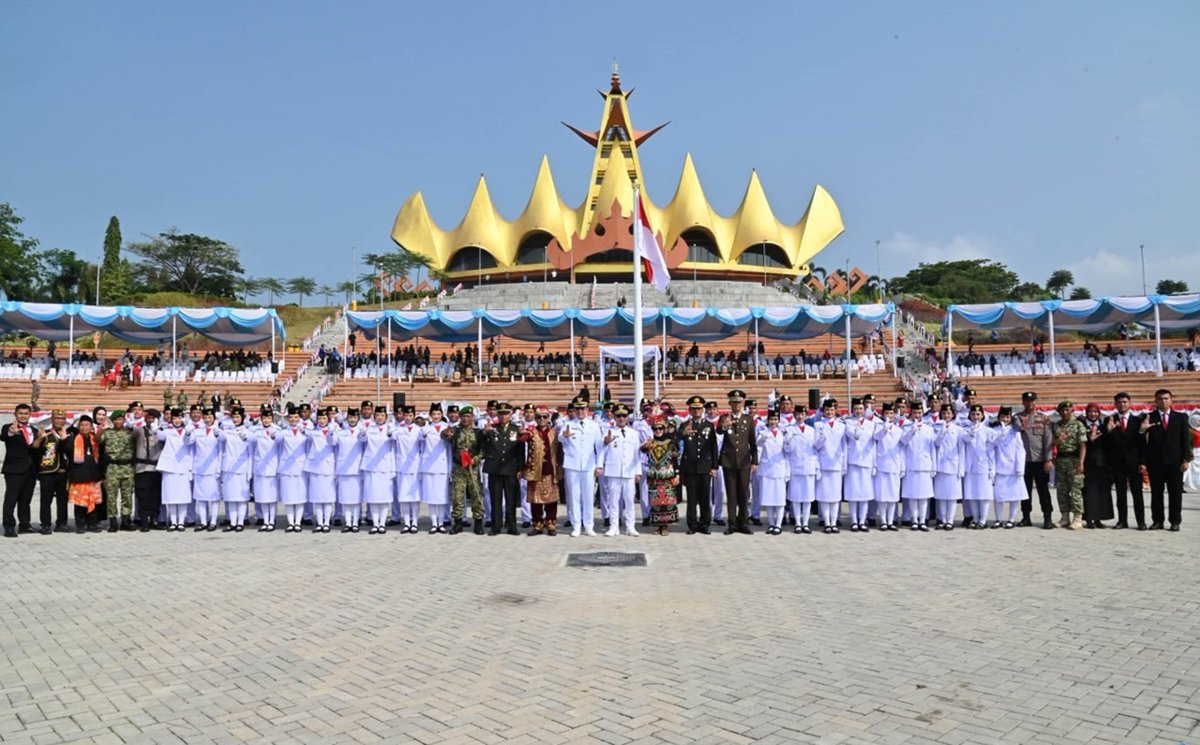 Menara Siger Jadi Panggung HUT ke-81 RI di Lampung Selatan