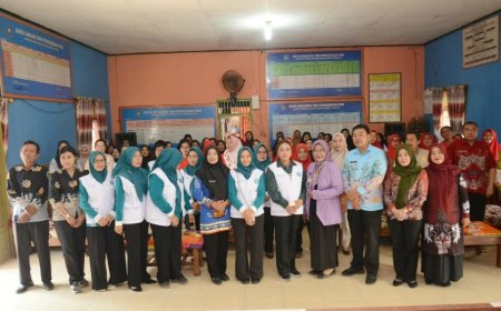 TP PKK Lampung Tengah Luncurkan Sekolah Lansia Sehati di Goras Jaya