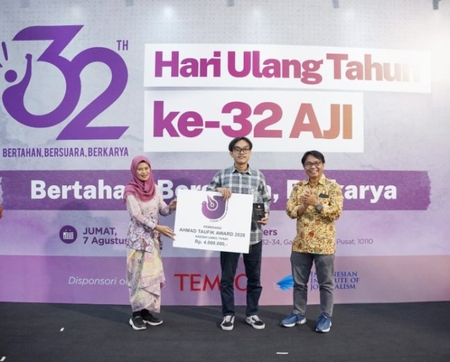Jurnalis Persma Didaktika UNJ Raih Ahmad Taufik Award dari AJI