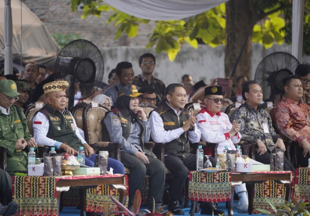 4.000 Linmas Ikuti Kemah Bhakti Satya Linmas di Bandarlampung