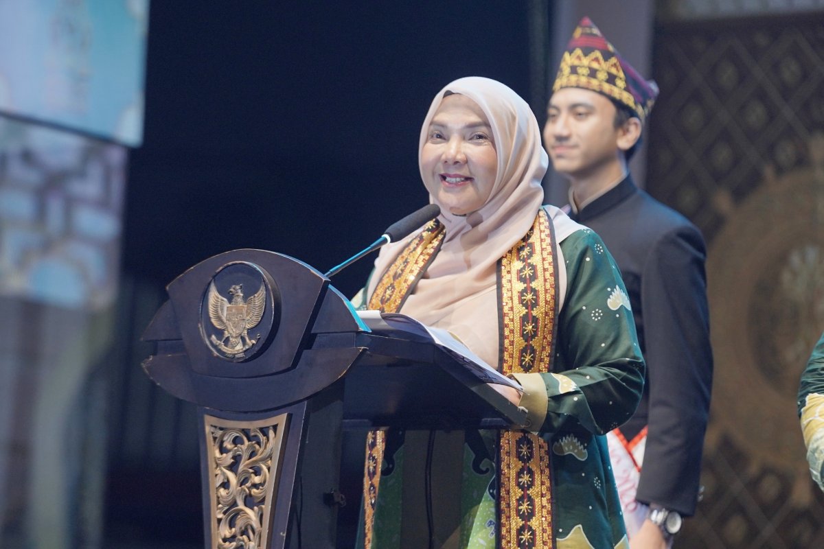 Eva Dwiana Buka MTQ ke-55 Bandarlampung, Tekankan Pentingnya Akhlak Anak