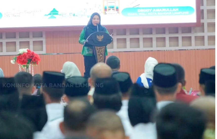 Eva Dwiana Apresiasi Paskibraka dan Paswal Bandarlampung