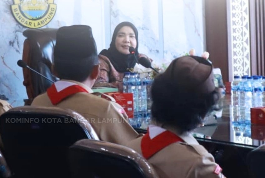 Wali Kota Eva Dwiana Lepas Peserta Jambore Nasional XII di Bandarlampung