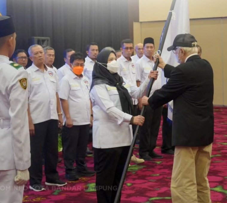 Eva Dwiana Dilantik sebagai Ketua PBVSI Lampung 2026-2030