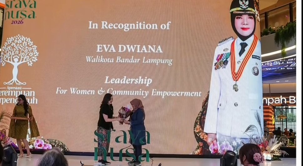 Eva Dwiana Raih Apresiasi Perempuan Berpengaruh 2026