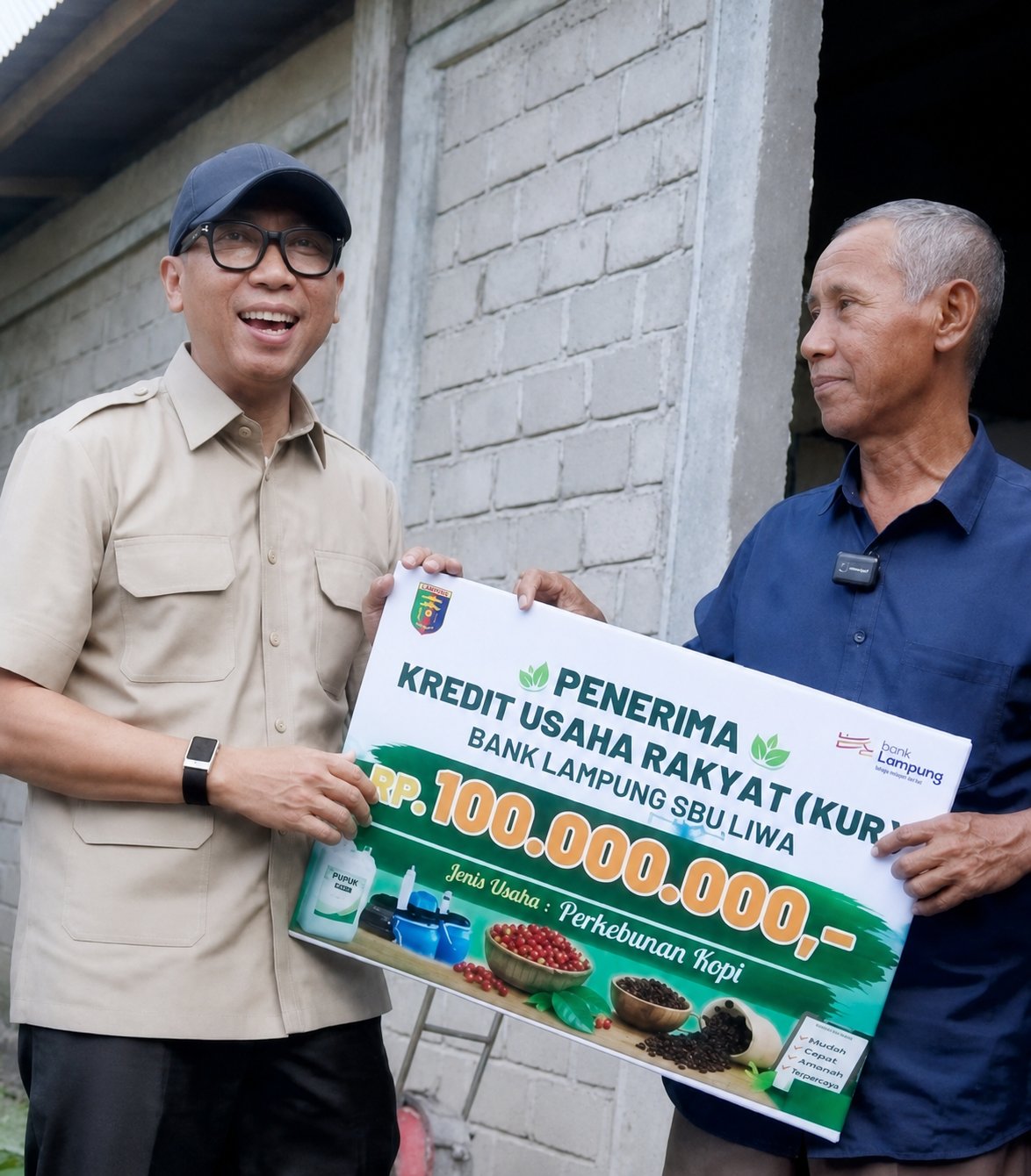Bank Lampung Salurkan KUR untuk Dorong Produktivitas Petani Lampung