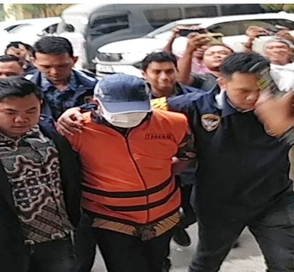 Tiga Bulan Jadi Tersangka Kasus Honorer Fiktif, Sekda Lampung Tengah Akhirnya  Ditahan Polda Lampung