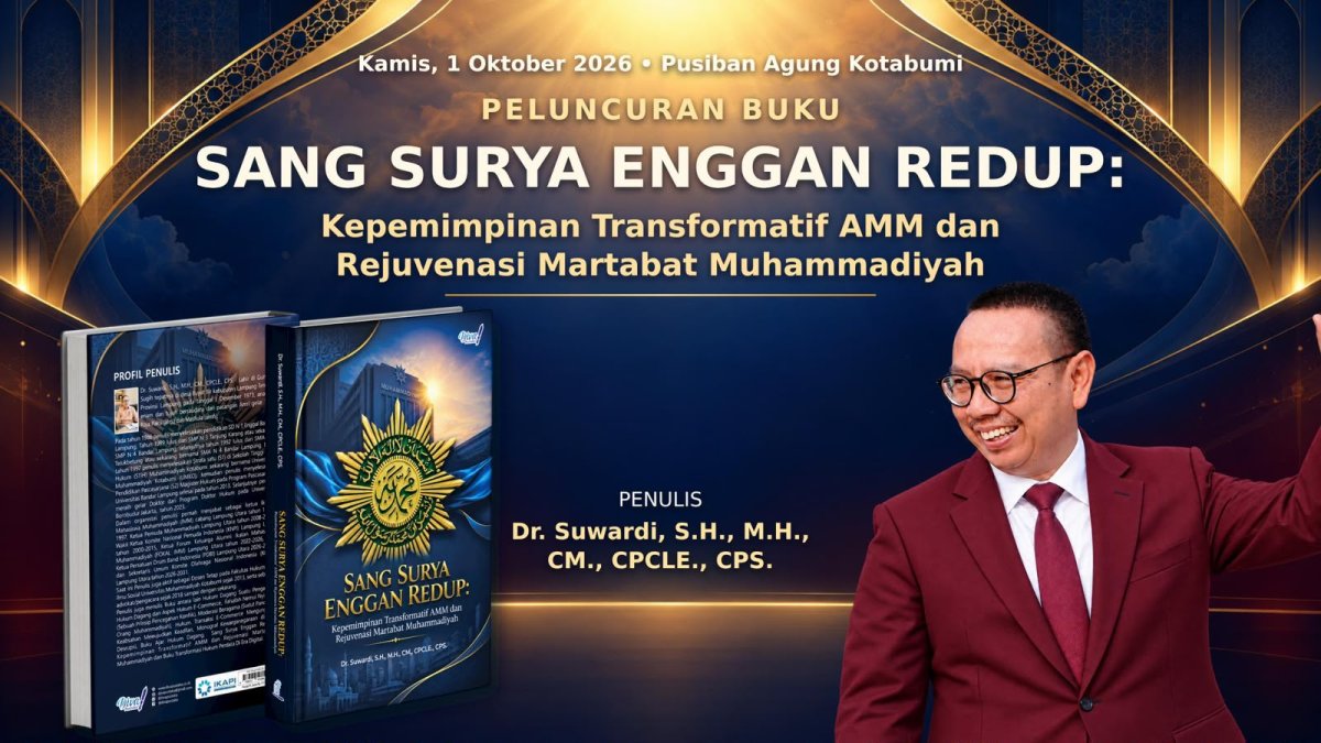 Luncurkan Buku, Suwardi : Kader Muhammadiyah Harus Mampu Jawab Kebutuhan Zaman