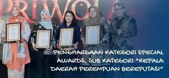 Wali Kota Eva Dwiana Raih Penghargaan Priwola 2026