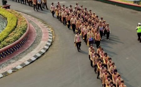 Gerak Jalan Pramuka Digelar, Pemkot Bandarlampung Tekankan Disiplin dan Kekompakan