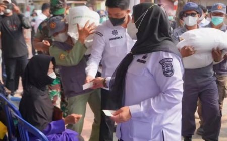 Pemkot Bandarlampung Salurkan Bantuan Beras untuk 12.738 Penerima