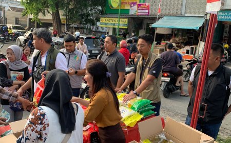 BULOG Lampung Pantau Pasar Tugu, Antisipasi Kenaikan Harga Beras